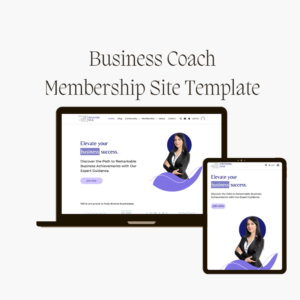 Business Coach Membership Template