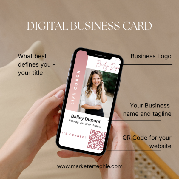 Digital Business Card Template | Create a Professional First Impression