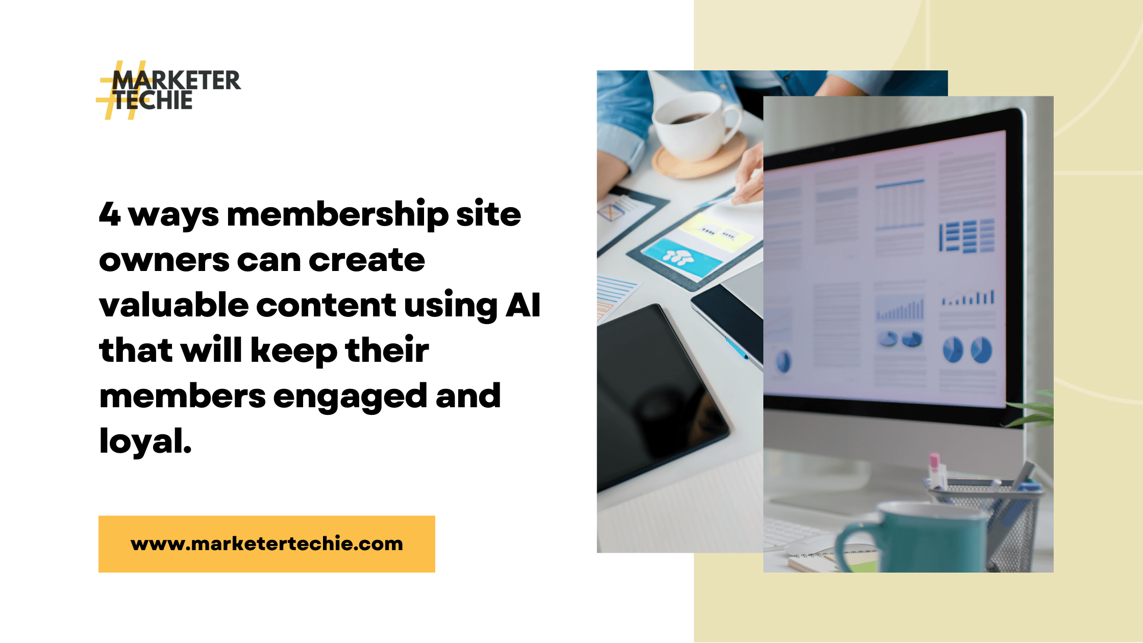 AI Content Creation for membership site